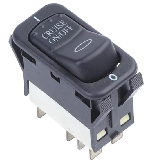 Cruise Control Rocker Switch 577.75606 / 57775606 – Compatible Direct Replacement for Peterbilt 365 367 384 386 387 388 389 Trucks