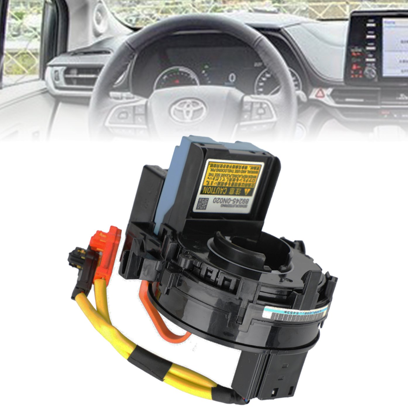 89245-0N020 Clock Spring Angle Sensor With Cable For Toyota Sienna 2011-2014 - Image 3