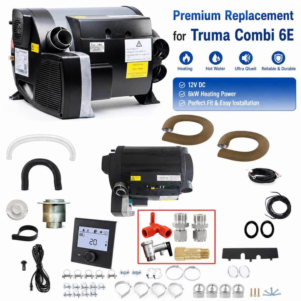 6kW 12V LPG Gas Combi Air & Water Heater | Truma Combi 6E Replacement - Image 3